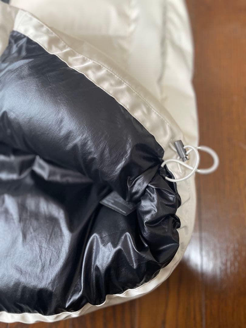 希少！ユニクロ+J ホワイト ダウンジャケット ダブルジッパー　Sサイズ