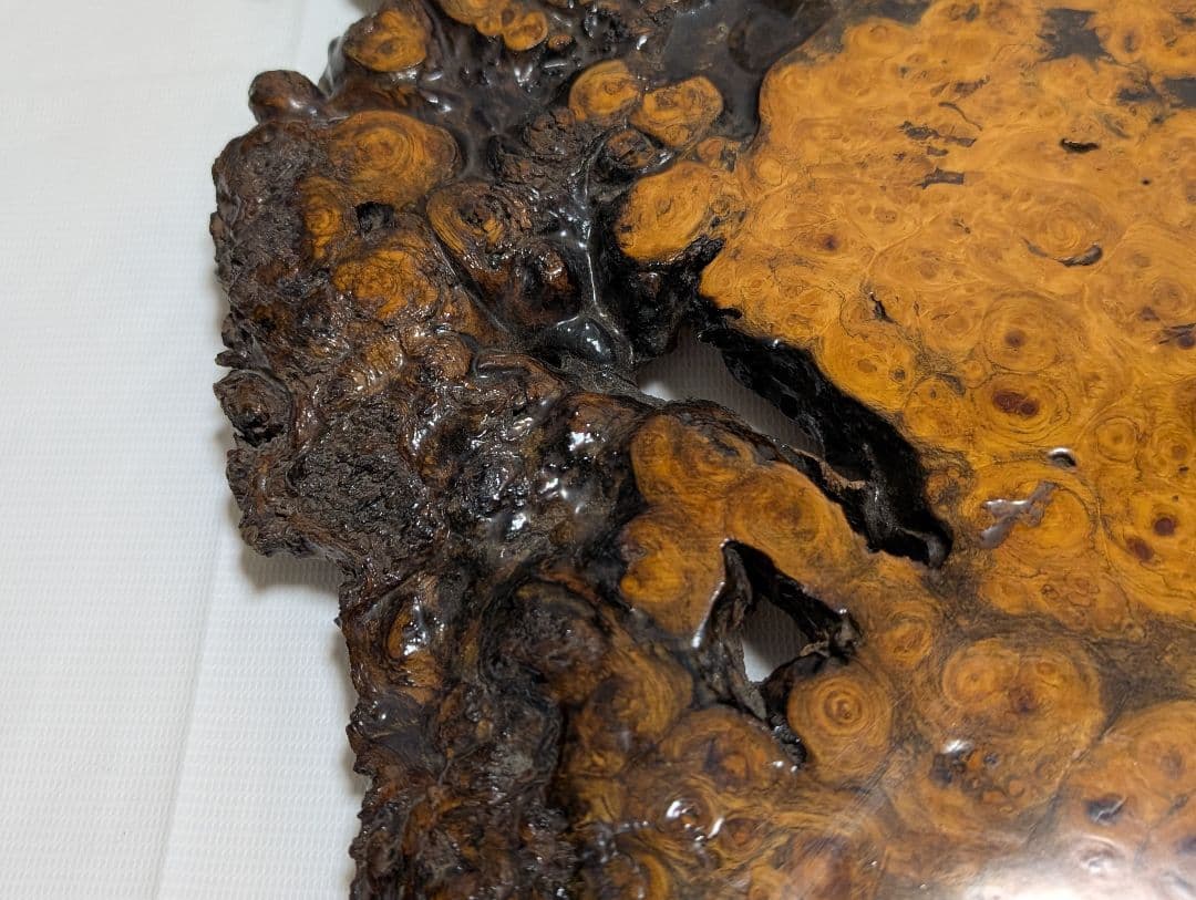 花梨　瘤　玉杢　一枚板　天然木　ちゃぶ台