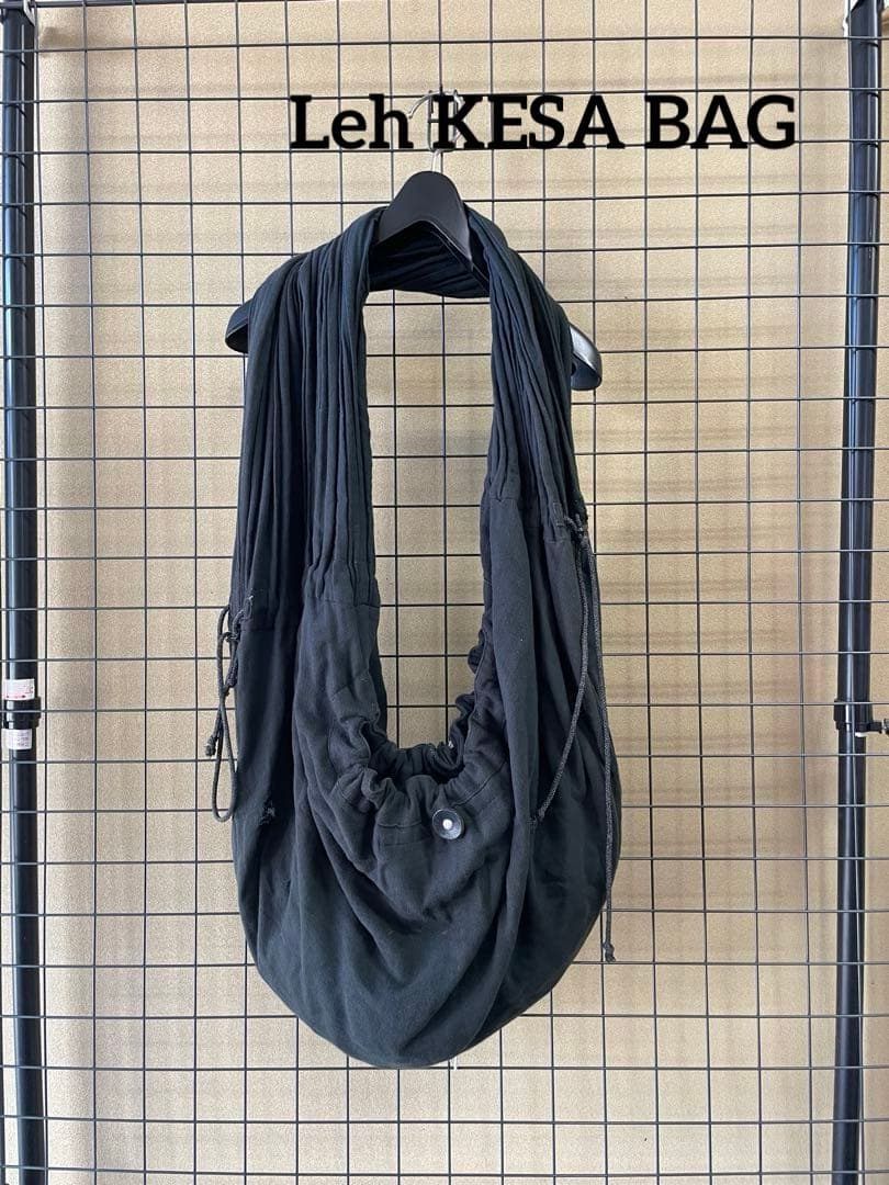 Leh レー 792 KESA BAG 袈裟バッグ ブラック コットン 日本製