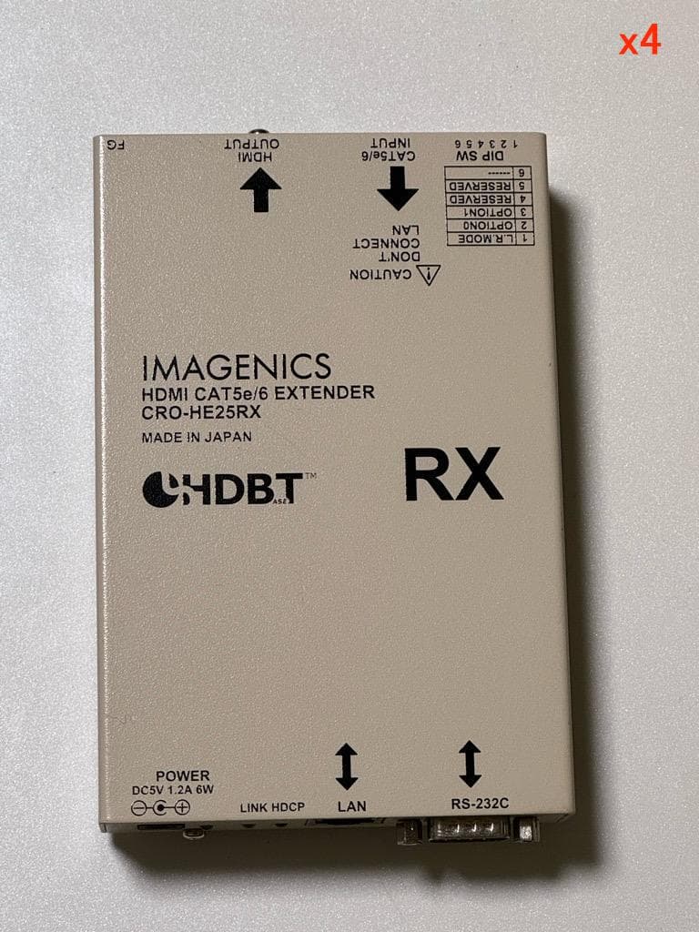 【値下げできます】HDMI送受信４セット