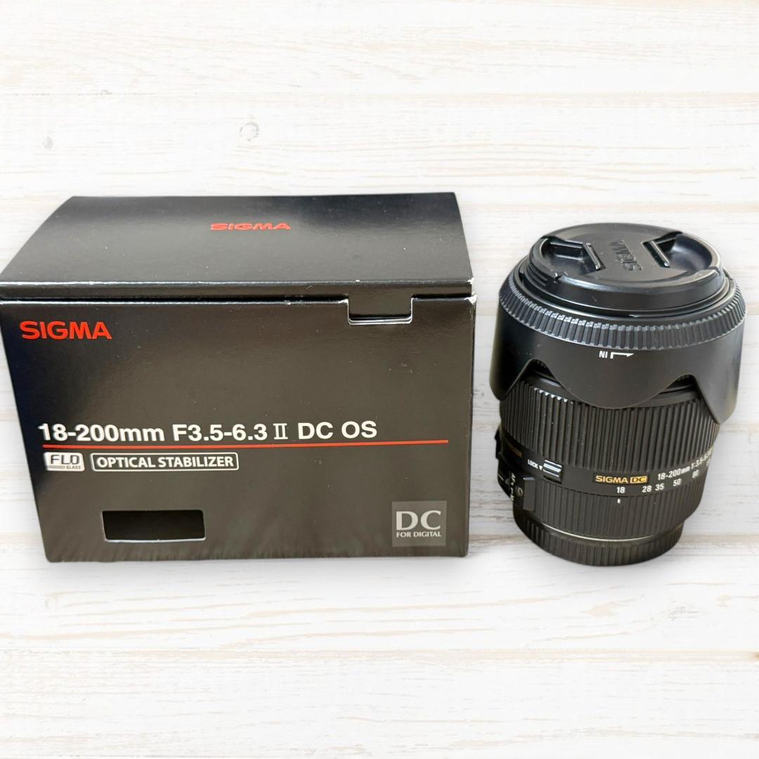 SIGMA ズームレンズ 18-200mm Ⅱ DC OS HSM Canon用