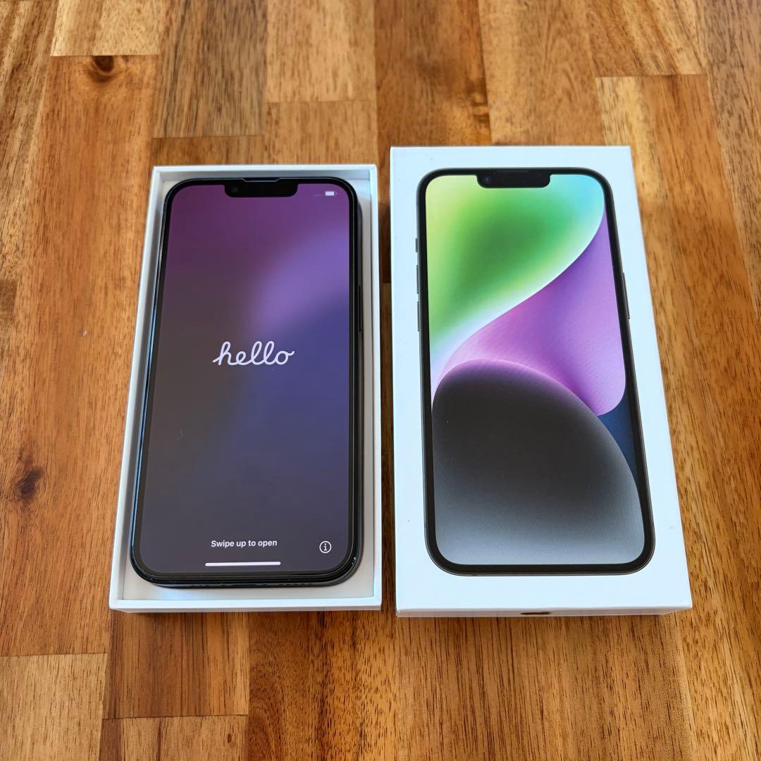 【美品】Apple iPhone 14 128GB SIMフリー 本体