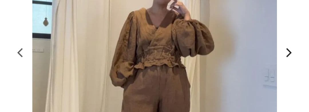 ito fukuoka Poan ブラウン トップス long