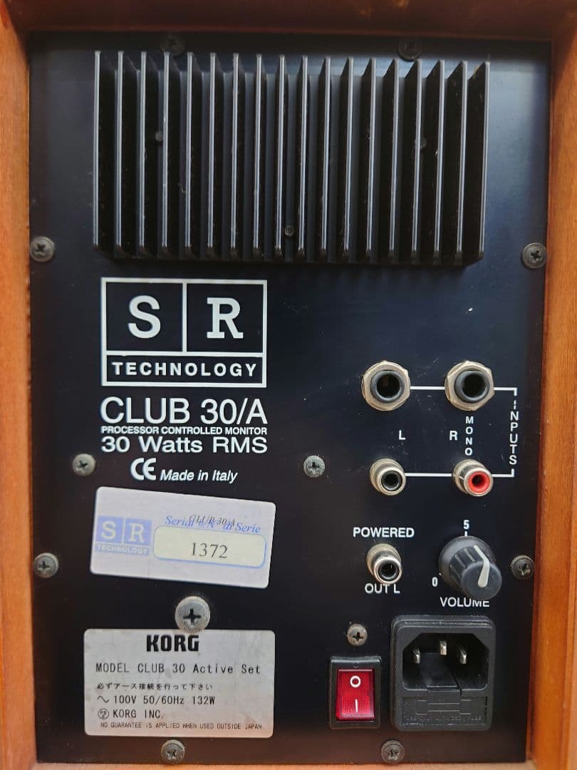 SR TECHNOLOGY CLUB 30/A 2ウェイアクティブスピーカー