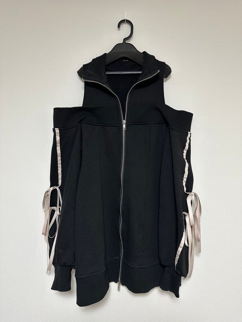 amerge. オフショル長袖ミニ丈ワンピース