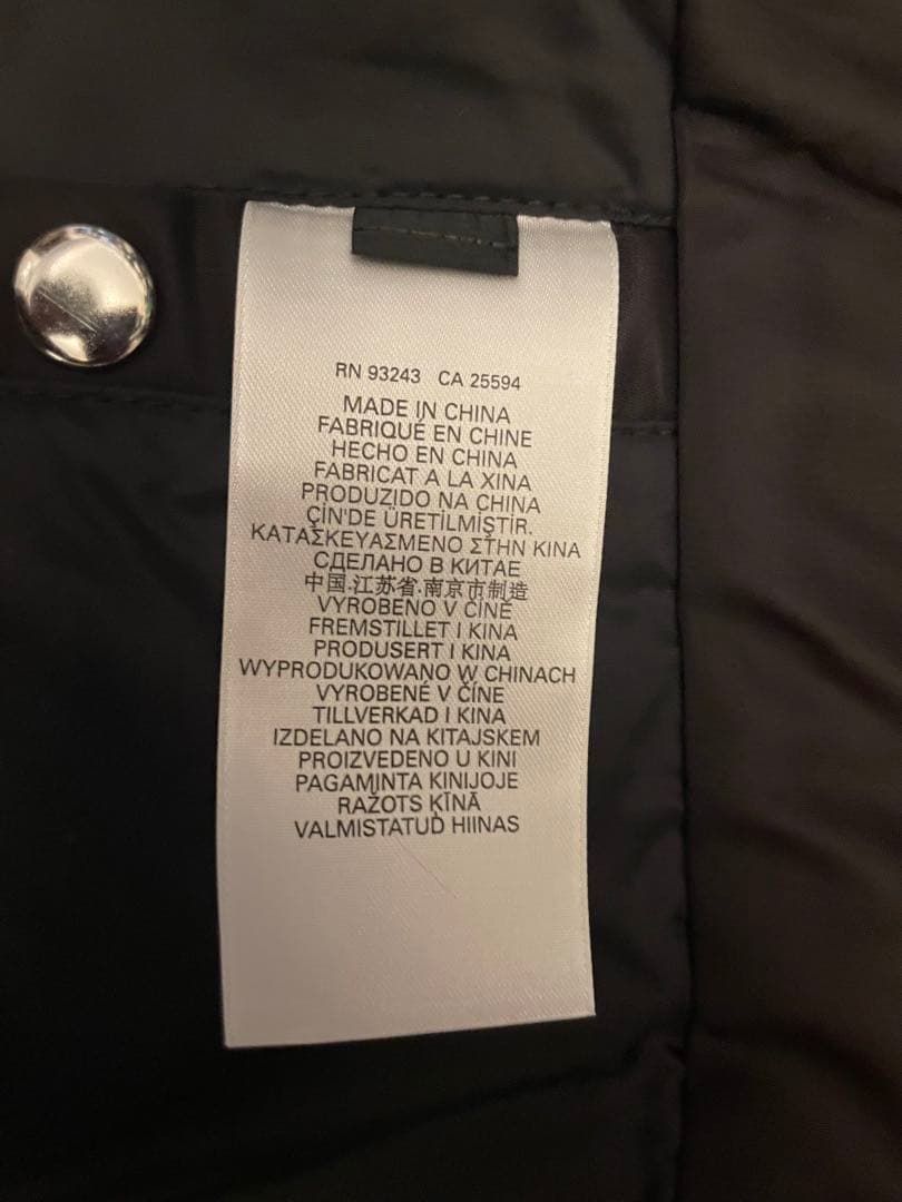 DIESEL ブラック ナイロンジャケット 池田エライザ着用モデル