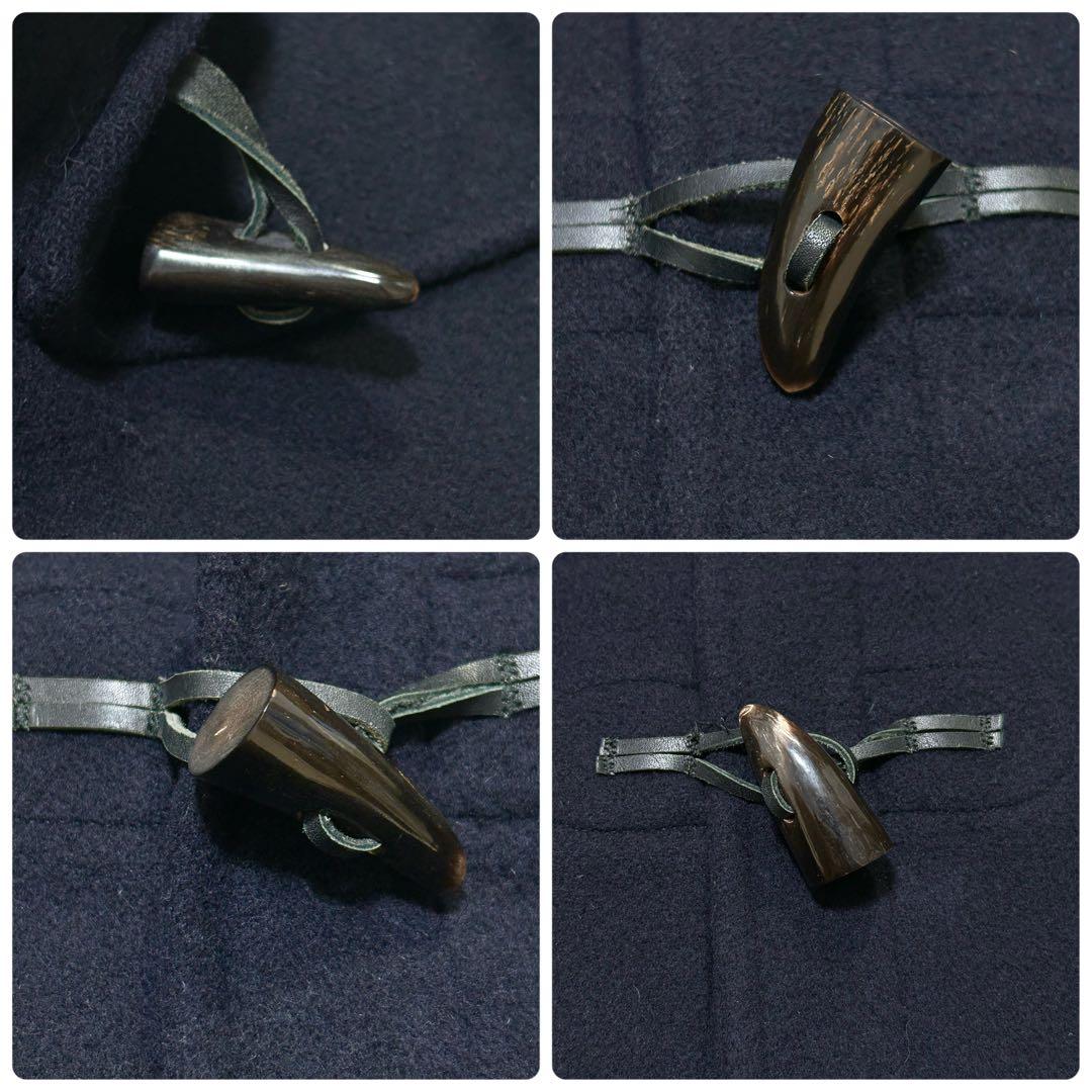 BURBERRY バーバリー　ダッフルコート　ノバチェック　ネイビーフリーサイズ