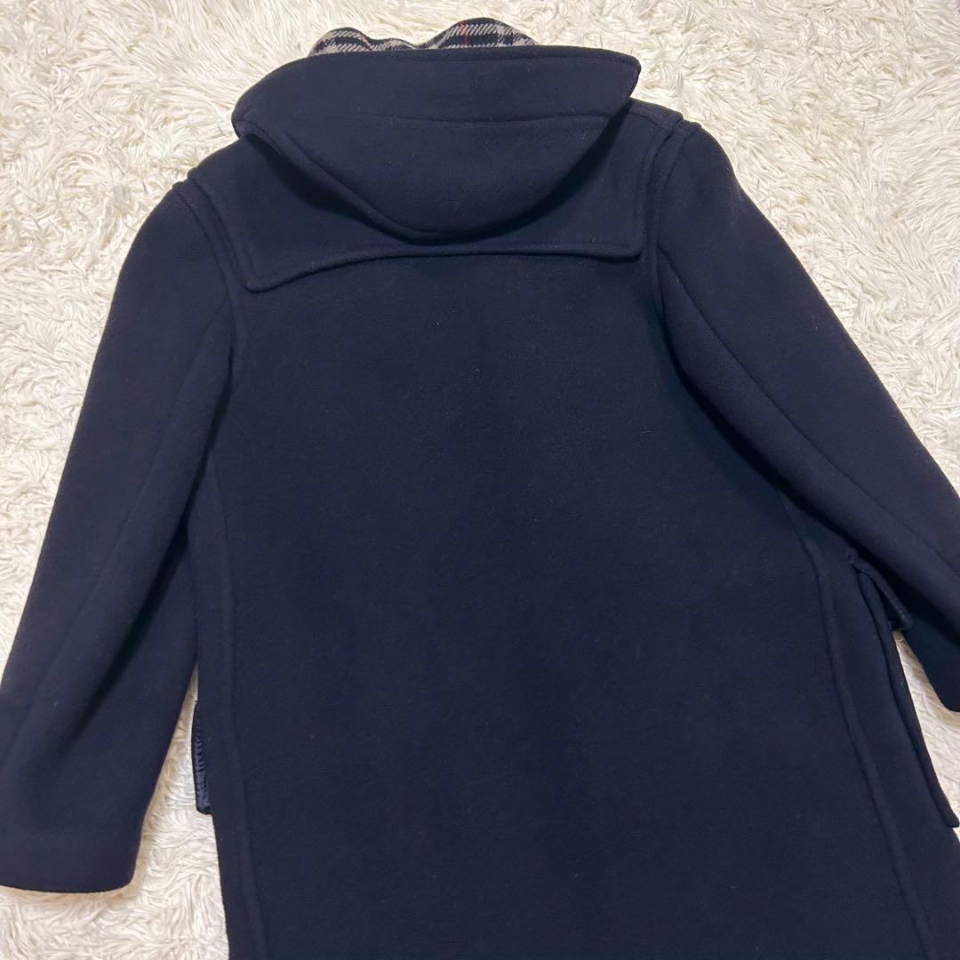 BURBERRY バーバリー　ダッフルコート　ノバチェック　ネイビーフリーサイズ
