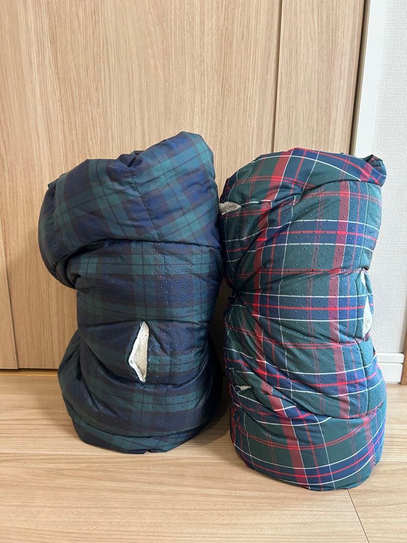 AIRBUGGY エアバギー ダウンフットマフ 2個セット 双子 チェック柄