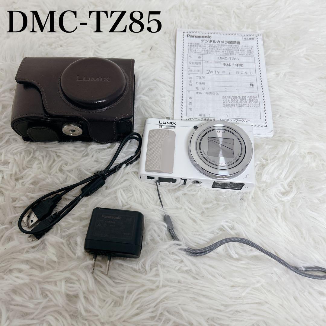 【極美品】Panasonic DMC-TZ85 ホワイト 4K撮影