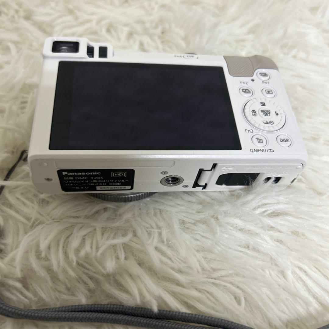 【極美品】Panasonic DMC-TZ85 ホワイト 4K撮影