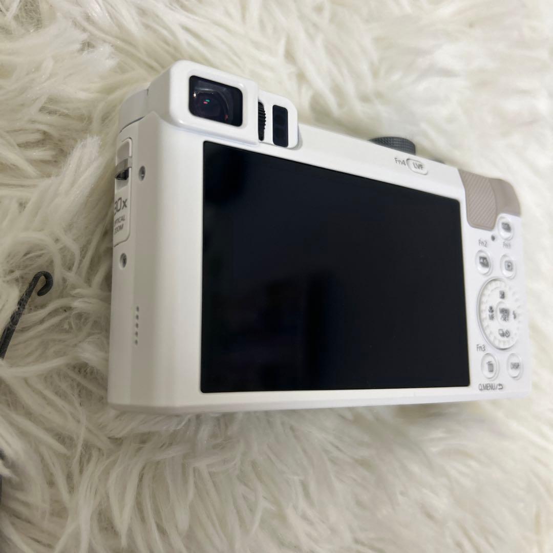 【極美品】Panasonic DMC-TZ85 ホワイト 4K撮影