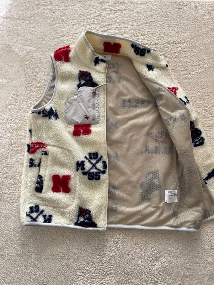 値下げしました‼️マンシングウェア フリースボアベスト 3L