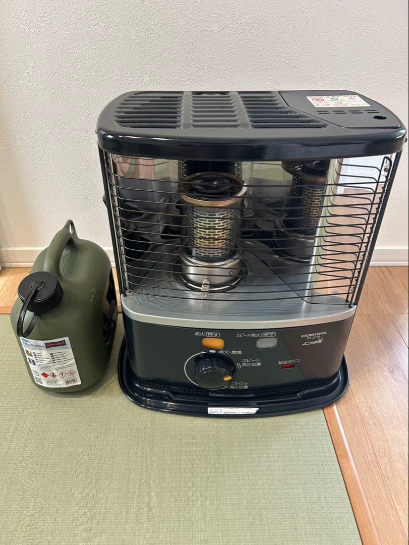 【中古】 CORONA コロナ 石油ストーブ⭐︎灯油缶付⭐︎