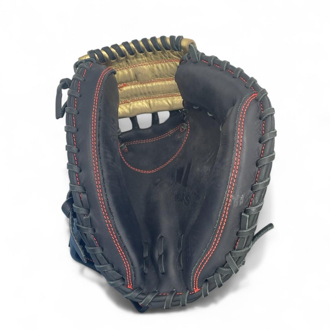 【adidas 】軟式キャッチャーミット 黒/金