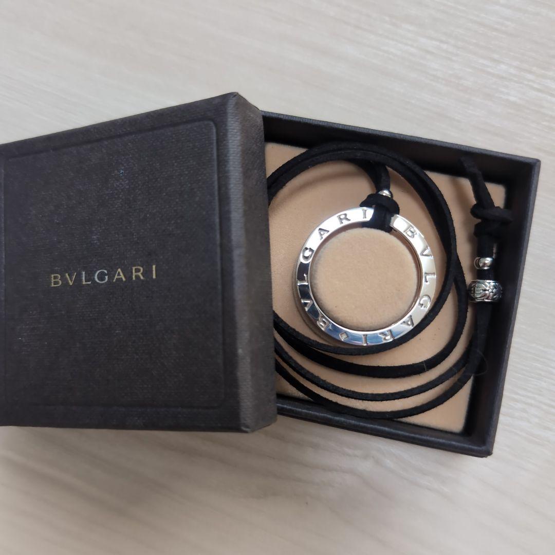 美品 BVLGARI ブルガリ シルバーキーリングチョーカー ボックスケース付