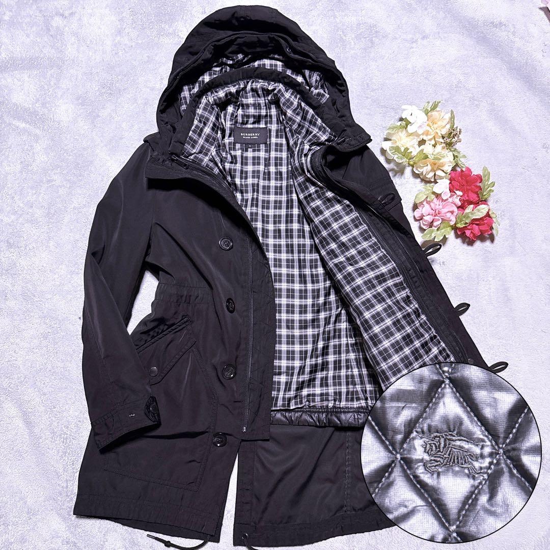 【極美品】バーバリー モッズコート キルティングジャケット 2way ホース刺繍