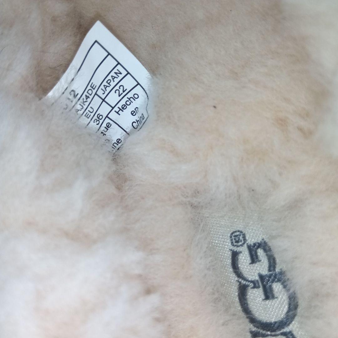 【未使用】UGG アグ DAKOTA ダコタ　モカシン ムートン 22cmグレー