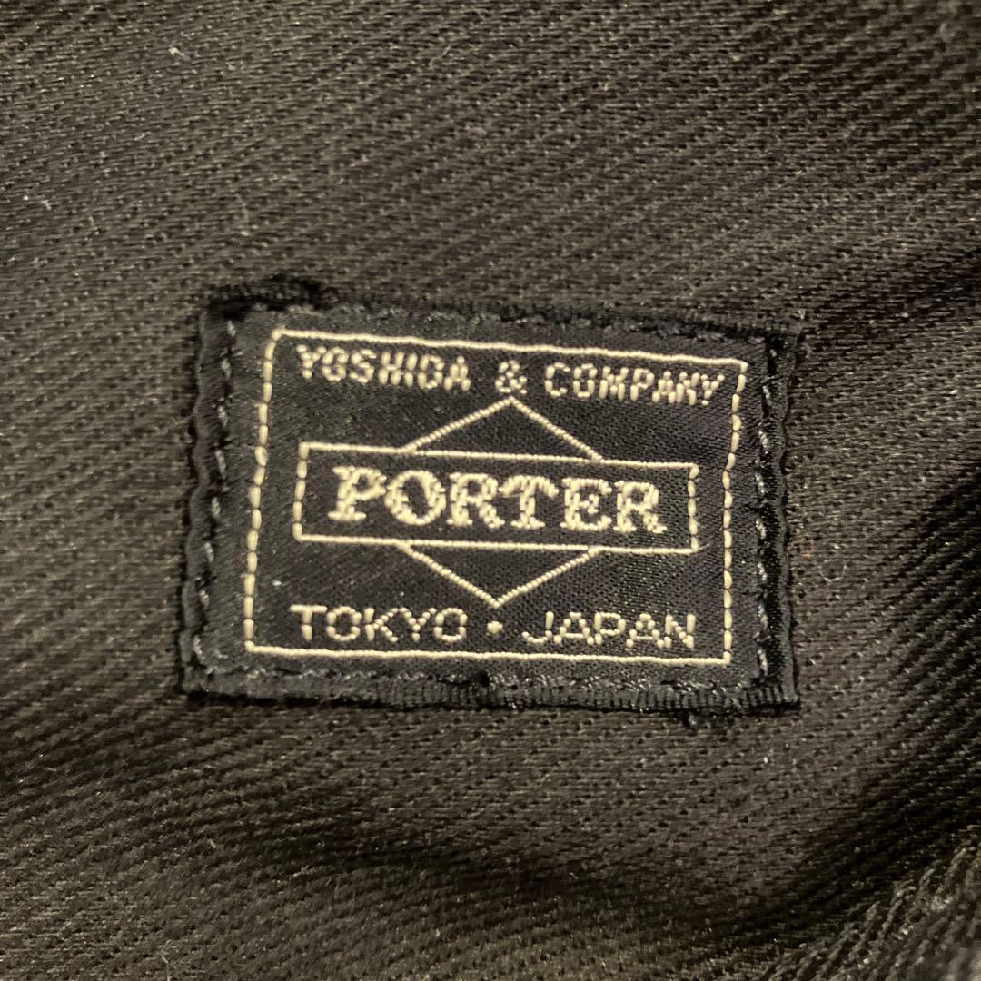 PORTER メッセンジャーバッグ ブラック キャンバス