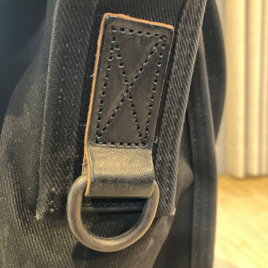 PORTER メッセンジャーバッグ ブラック キャンバス