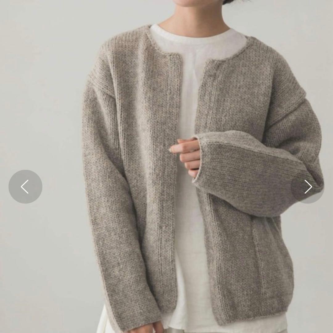 かぐれ kagure ペルークルーネックカーディガン