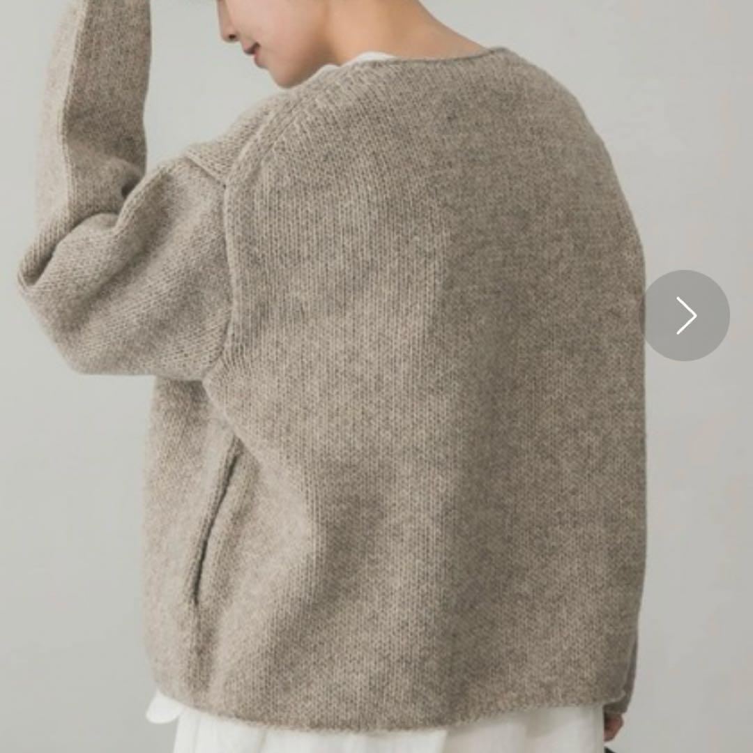 かぐれ kagure ペルークルーネックカーディガン