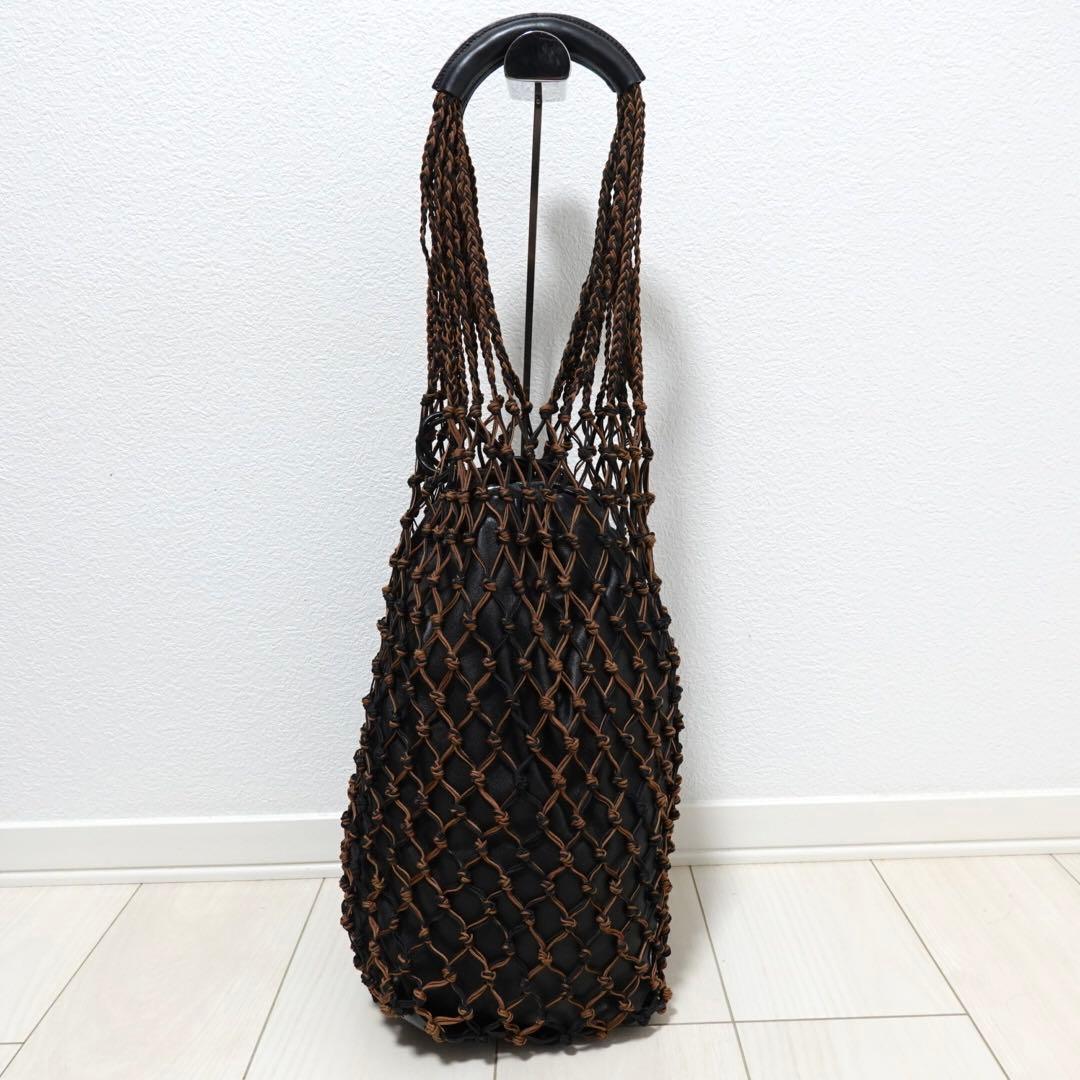 ジルサンダー　NET SQUARE SHOPPER ショルダーバッグ　網　ポーチ