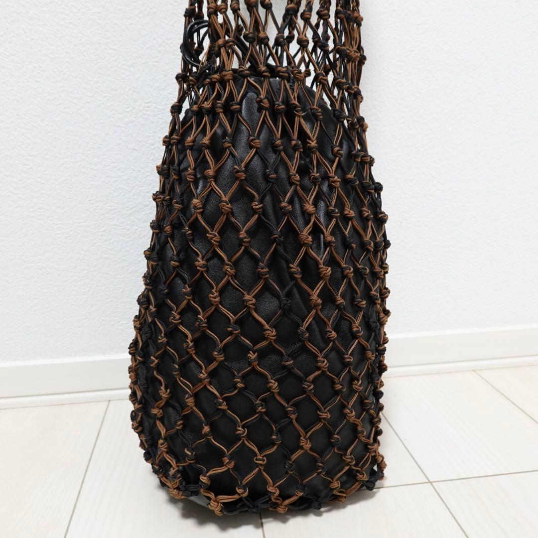 ジルサンダー　NET SQUARE SHOPPER ショルダーバッグ　網　ポーチ