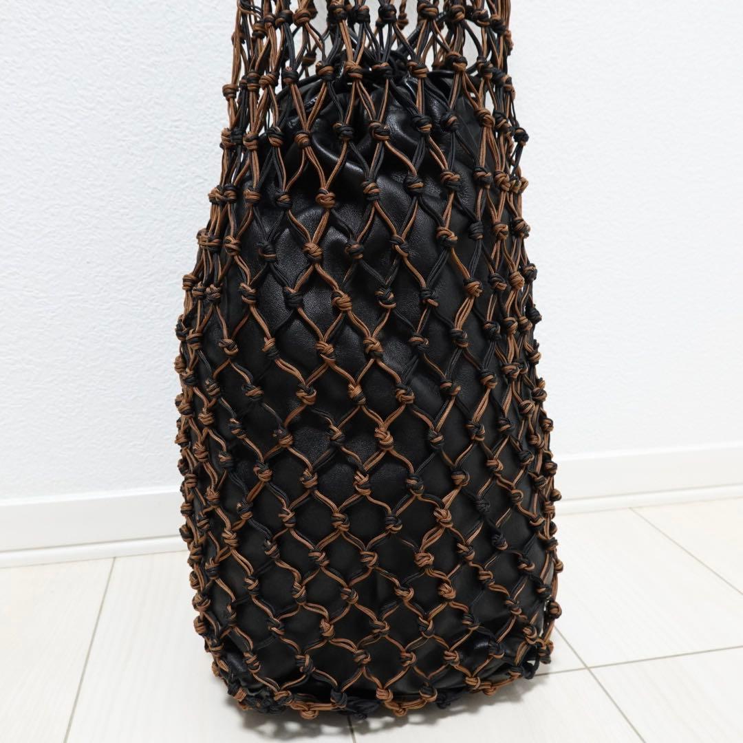 ジルサンダー　NET SQUARE SHOPPER ショルダーバッグ　網　ポーチ