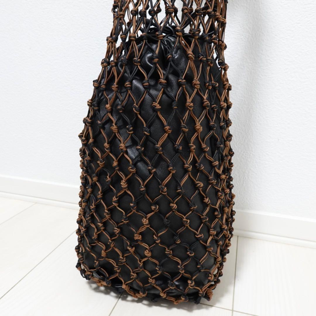 ジルサンダー　NET SQUARE SHOPPER ショルダーバッグ　網　ポーチ