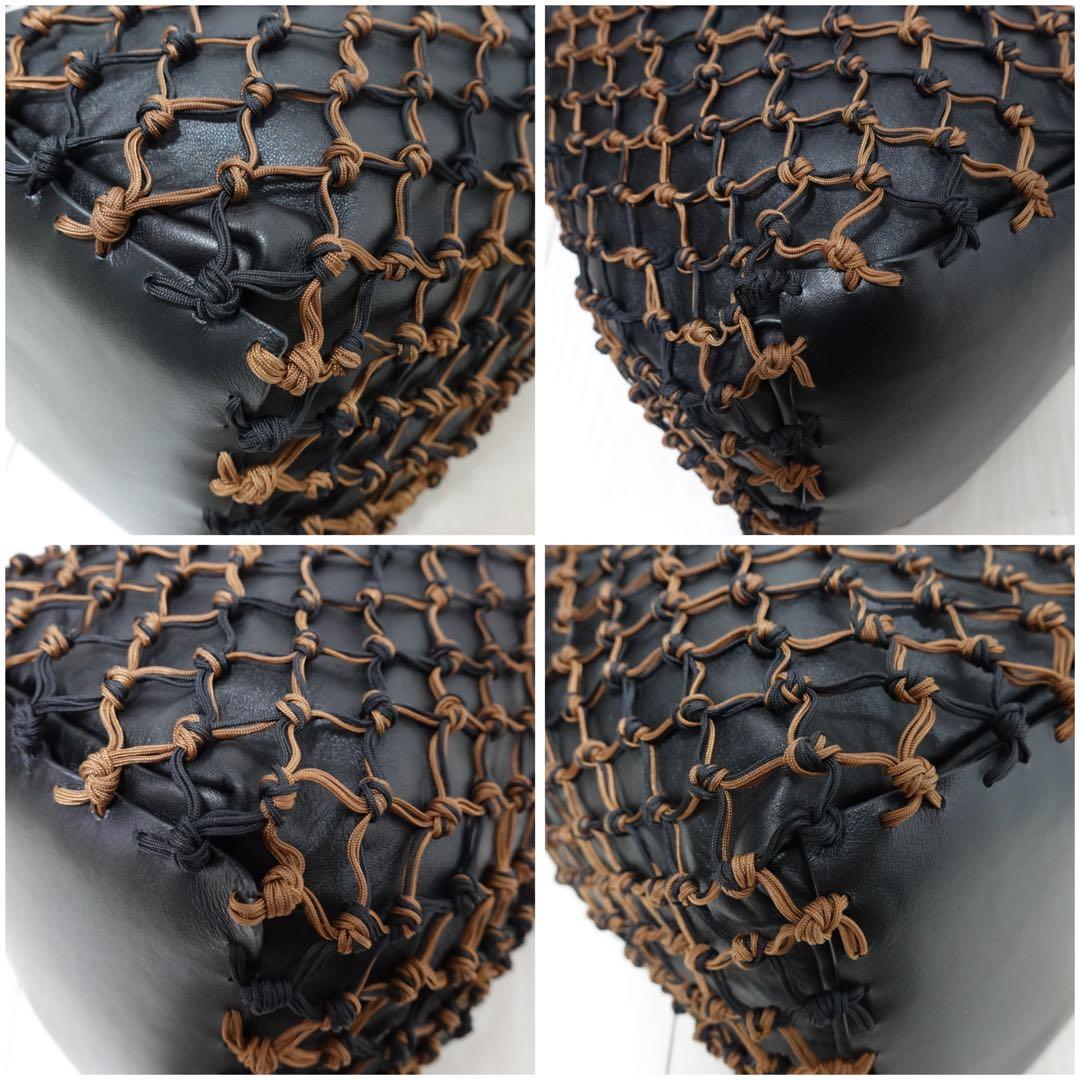 ジルサンダー　NET SQUARE SHOPPER ショルダーバッグ　網　ポーチ