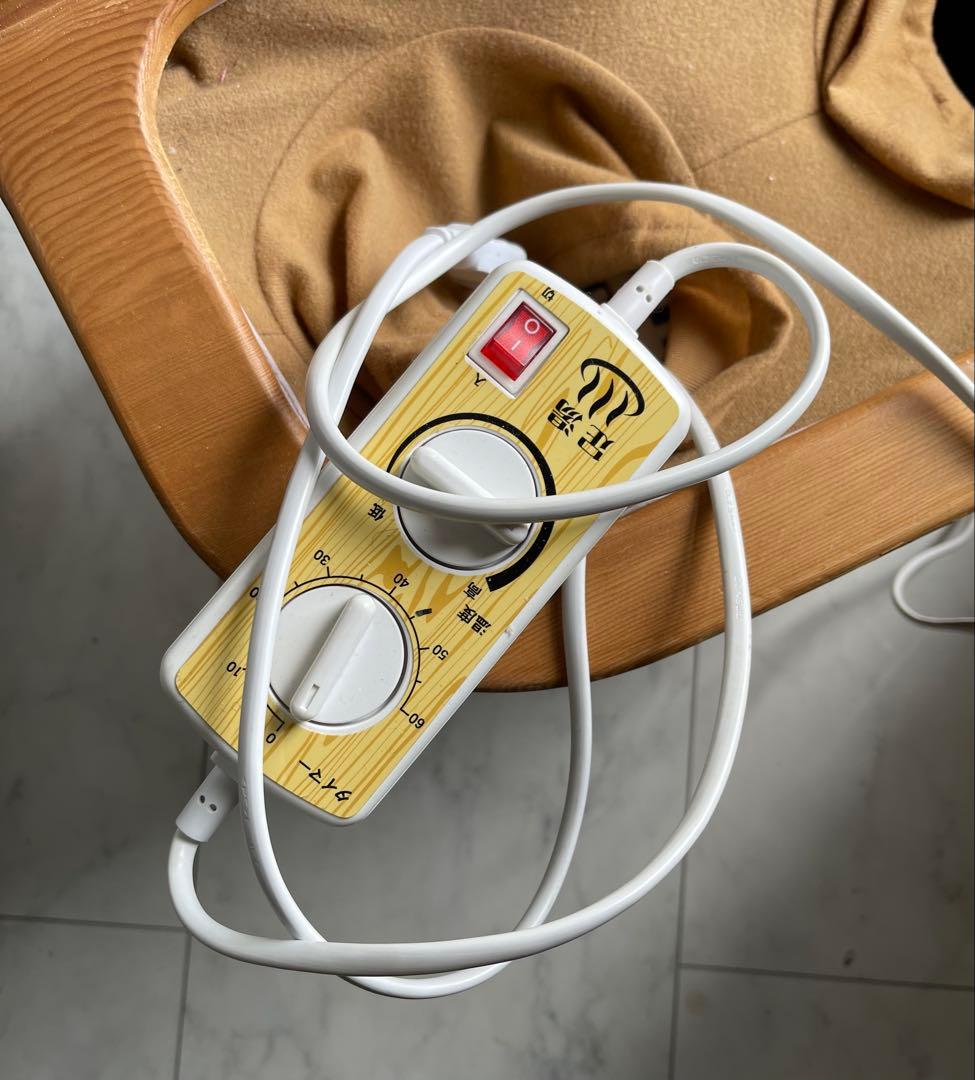 脚温器 ぽかぽか足湯 木製 足湯 温度調整付き