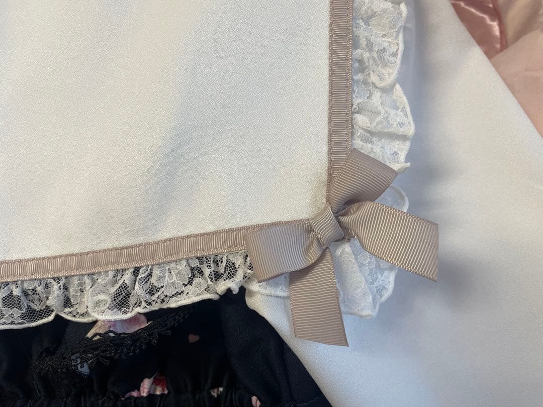 LIZLISA アフタヌーンティー柄 ワンピース　黒