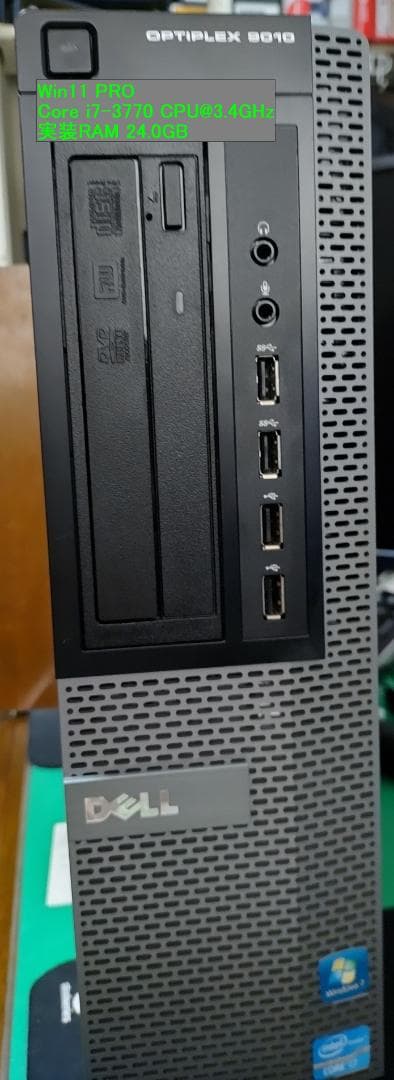 Dell OptiPlex 9010 デスクトップPC Win11Pro
