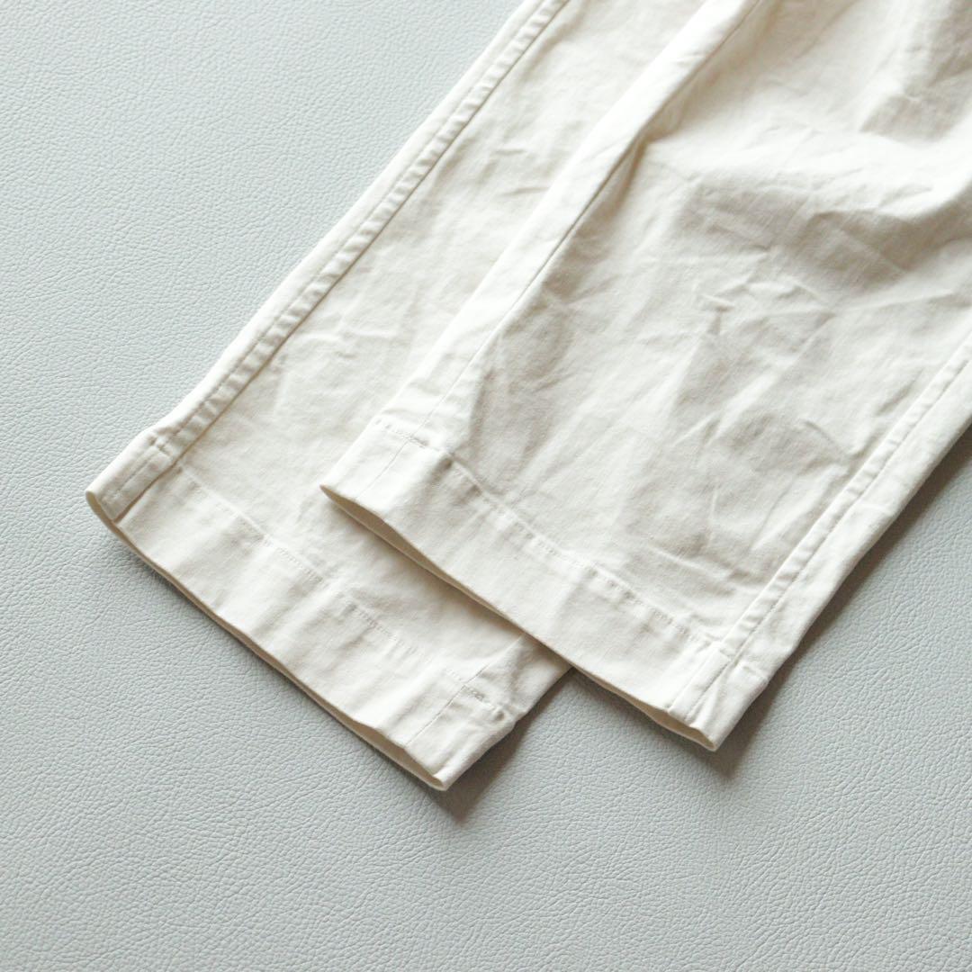 5165【極美品】45R ストレッチパンツ リネン サイズ3