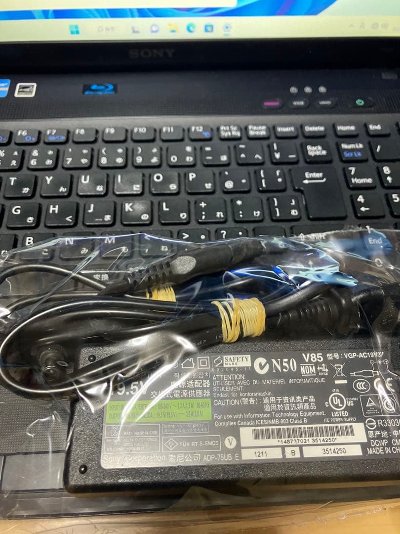 Sony VAIO ノートパソコン Windows 11 Core i5 初期化