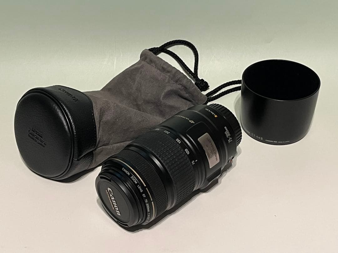 Canon EF 75-300mm F4-5.6 IS USM ズームレンズ望遠