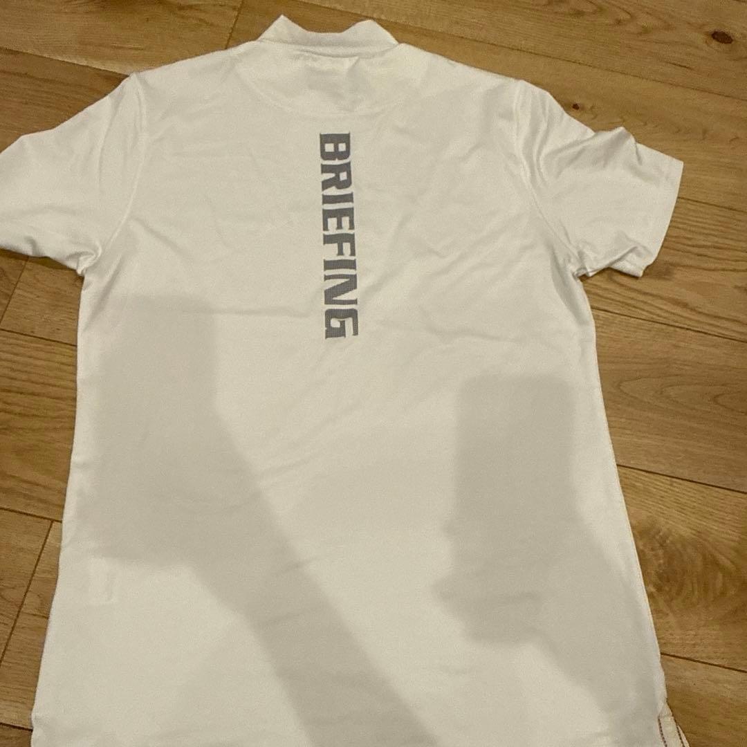 BRIEFING モックネックシャツ M ホワイト
