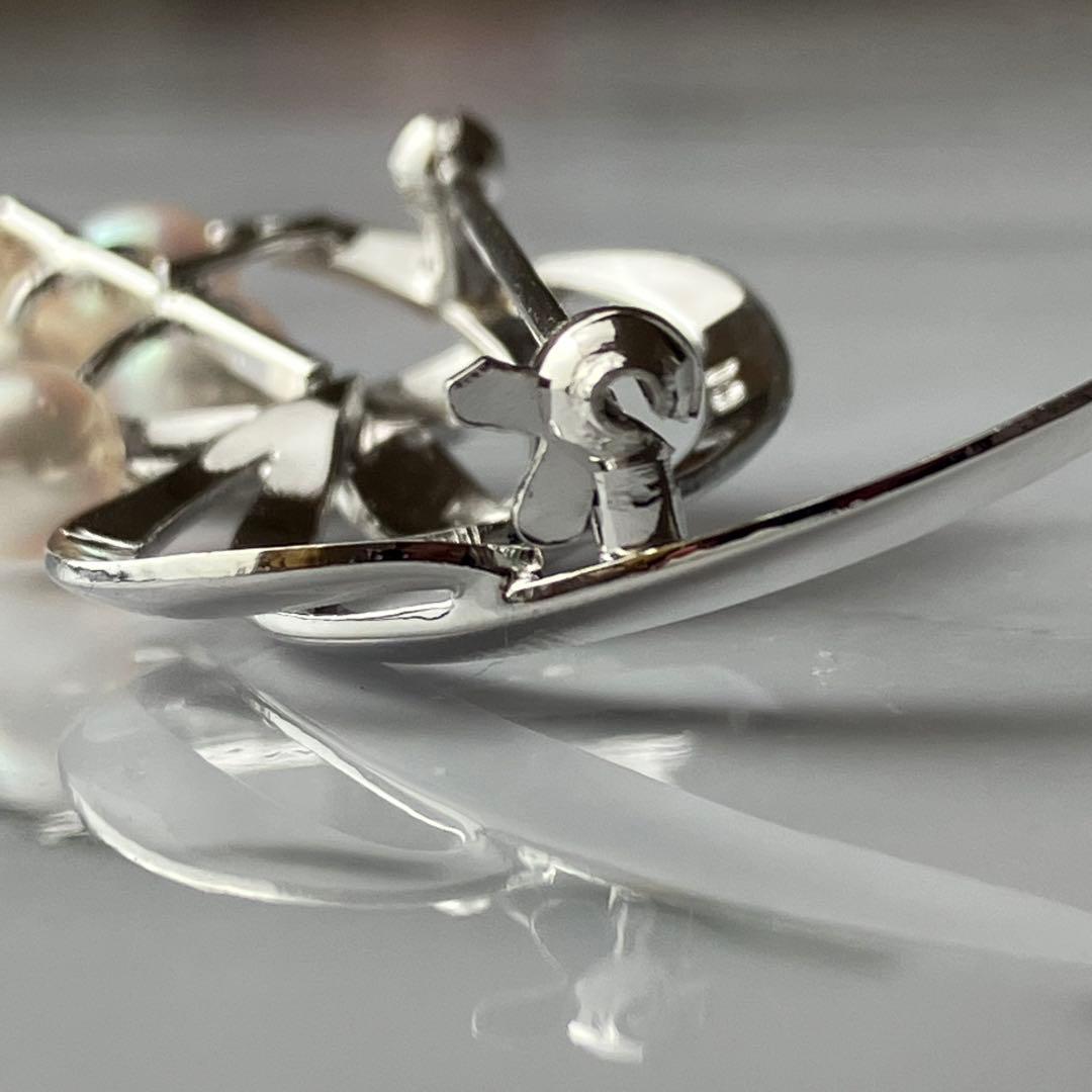 MIKIMOTO ミキモト あこや 本真珠 パール ブローチ リーフ 5粒