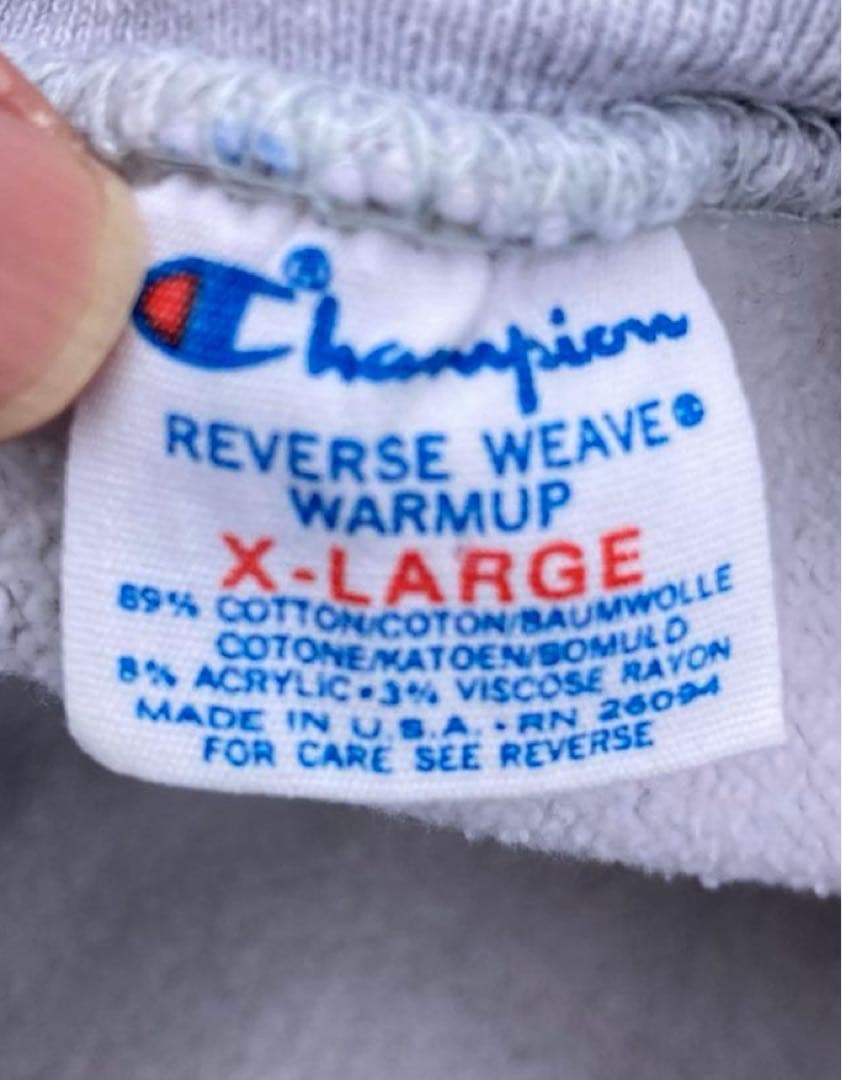 80s Championカンザス三段 リバースウィーブ トリコタグ