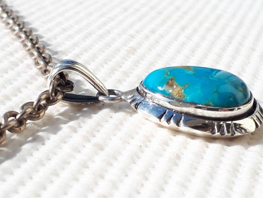 最終※シルバー925 ターコイズ トップ ナバホ ジュエリー インディアン