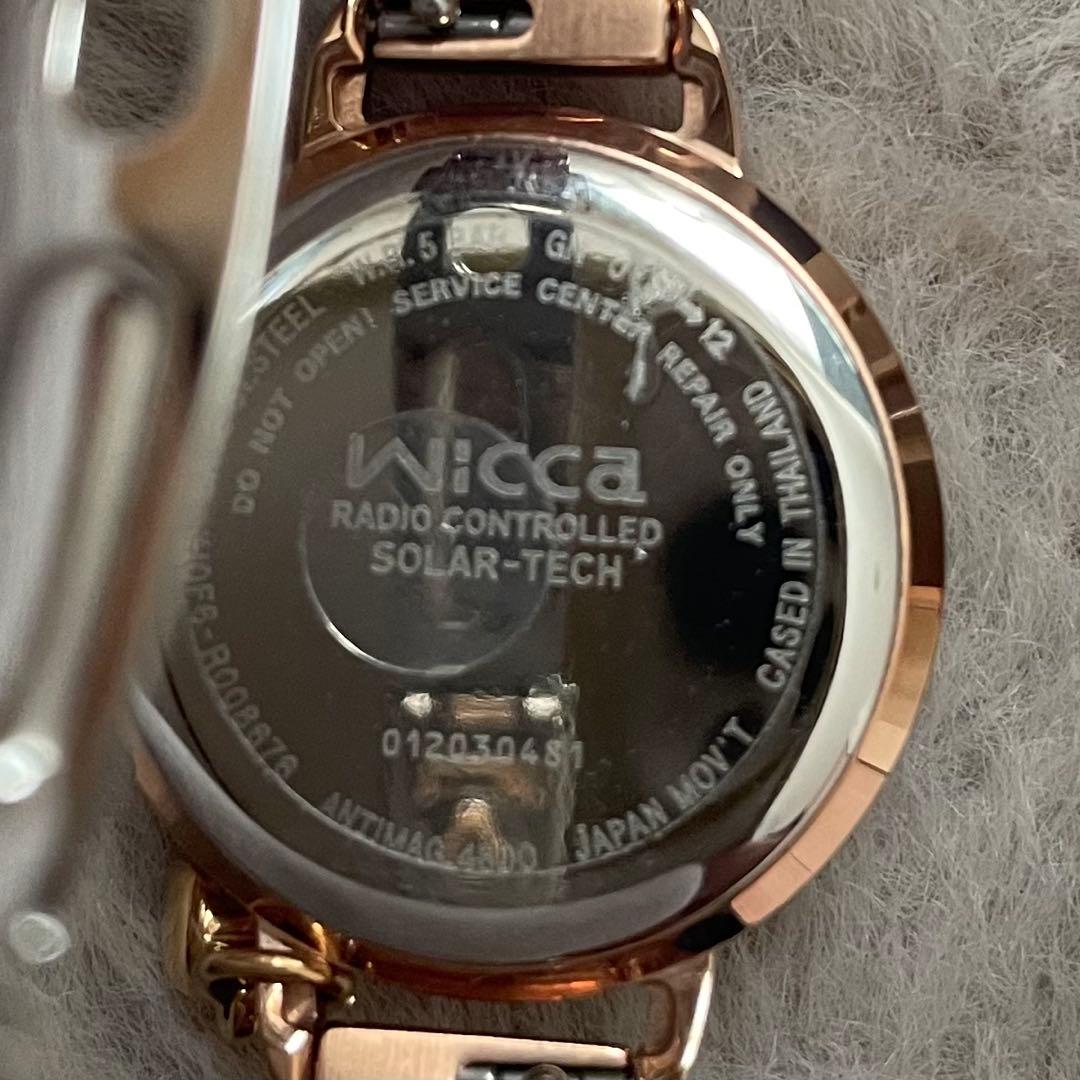 Wicca CITIZEN 電波ソーラー式腕時計 KL0-863-11 極美品