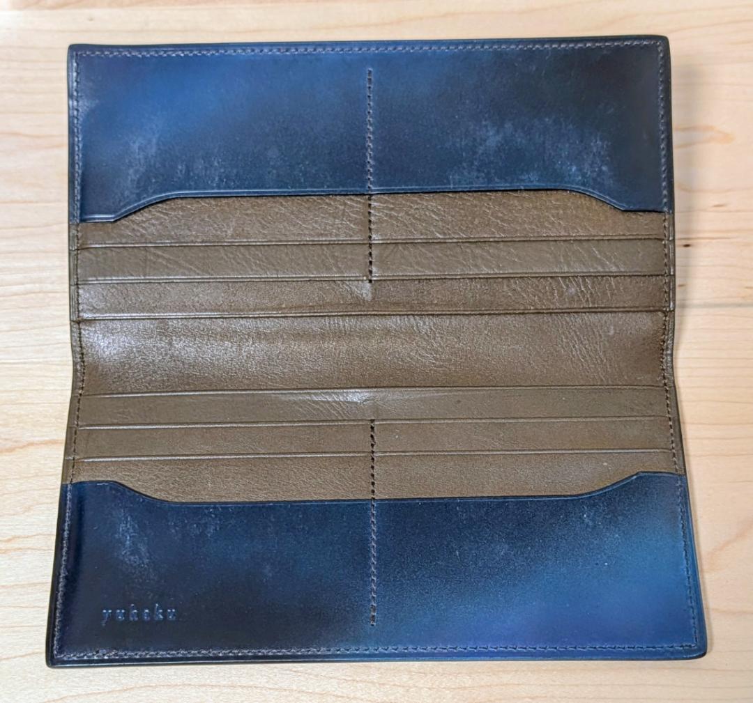 YUHAKU コードバン 長財布 特注カラー 幻影