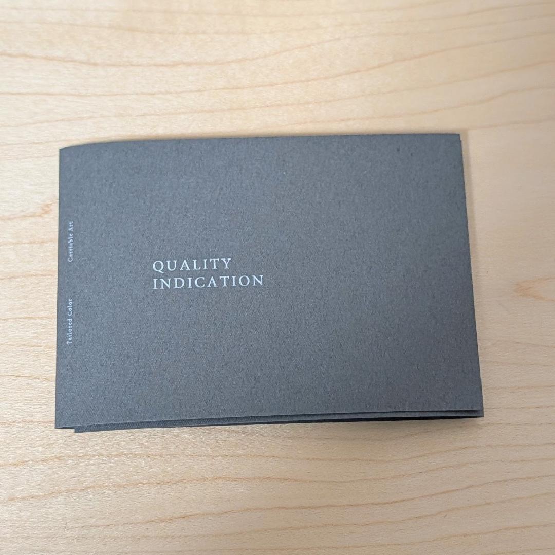 YUHAKU コードバン 長財布 特注カラー 幻影