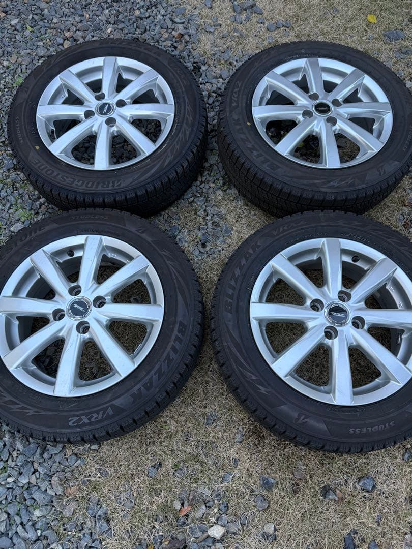 175/65R15 24年製あり　スタッドレスホイールセット　アクア等