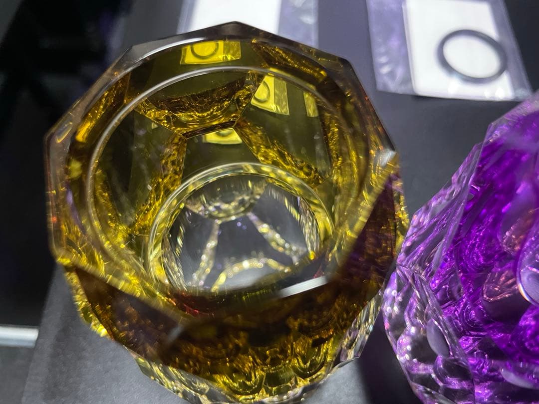 ブリエスタBRIESTA シャンパンダイヤモンド+ グラデーションパープル　2個