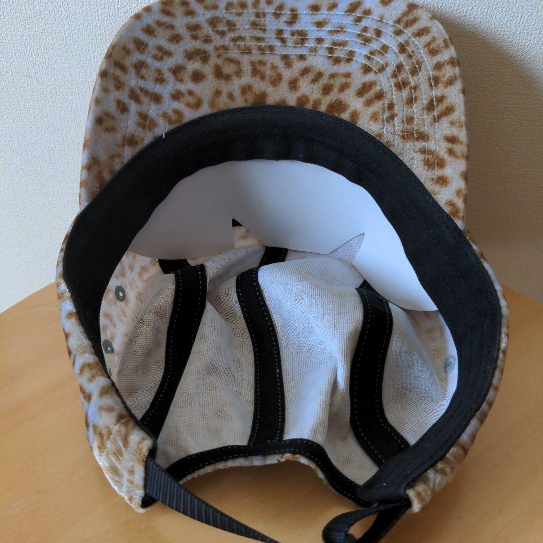 supreme レオパード　キャンプ　キャップ