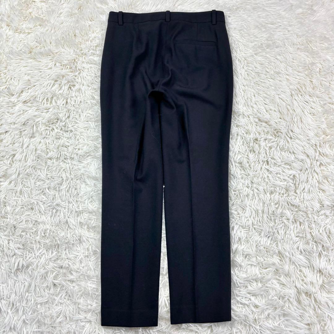 専用セオリー ノーカラージャケット パンツスーツ セットアップ ネイビー