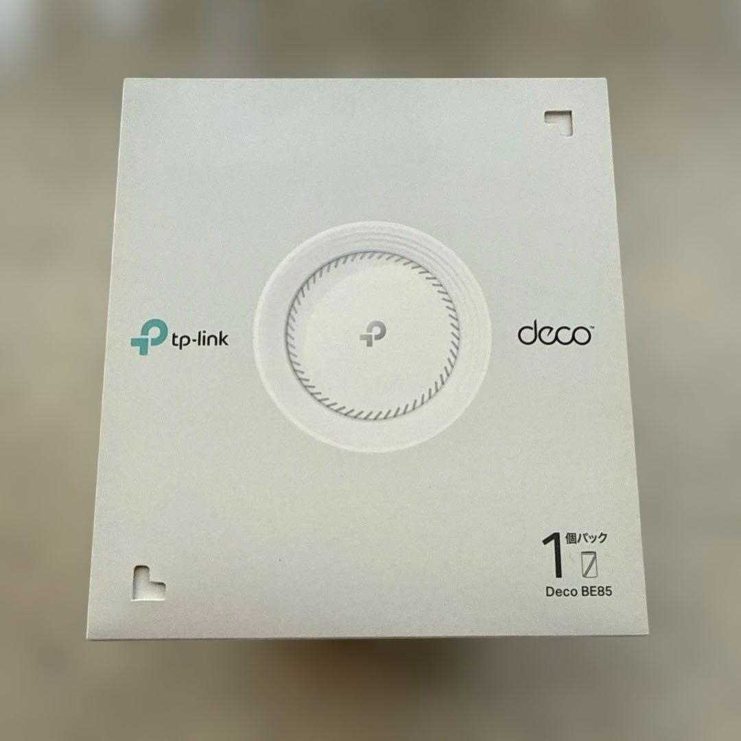 TP-Link DecoBE85 トライバンドメッシュWi-Fi 7ユニット美品
