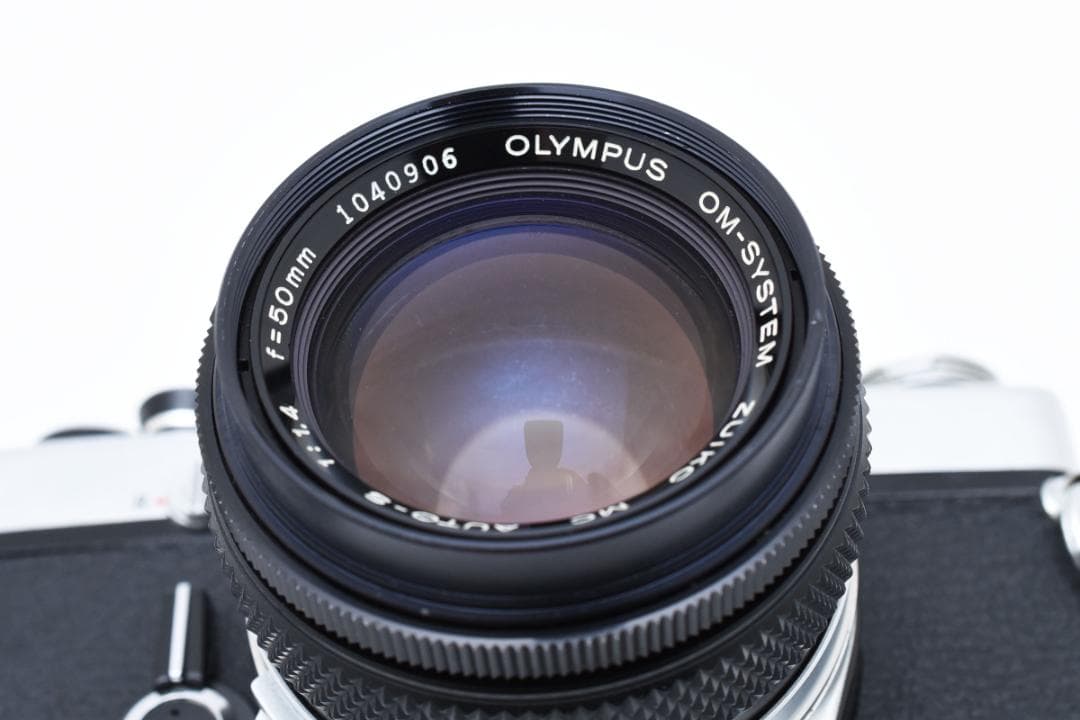 フィルムカメラ Olympus OM-1 Silver + F Zuiko 50mm F1.4